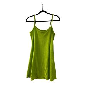 H&M Lime Green Terry Cloth Mini Dress